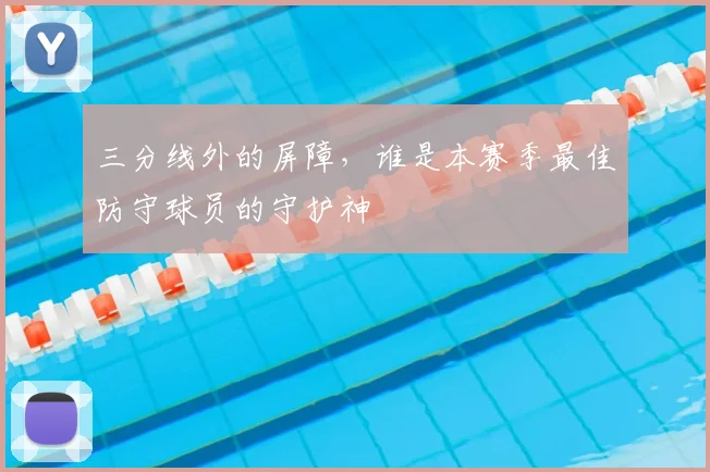 三分线外的屏障，谁是本赛季最佳防守球员的守护神